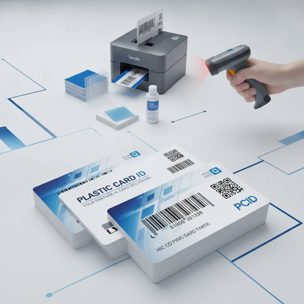 Barcode Plastic Card Accessories and Add-On Services