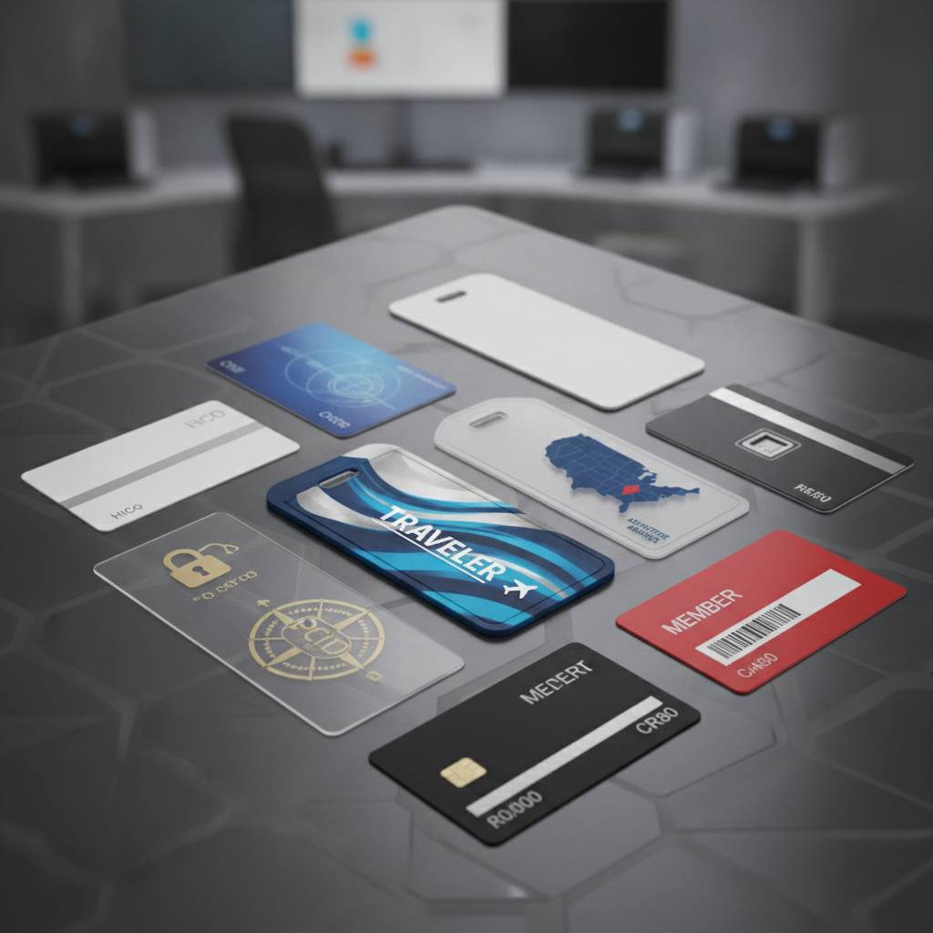 The Many Types of Plastic Cards We Print