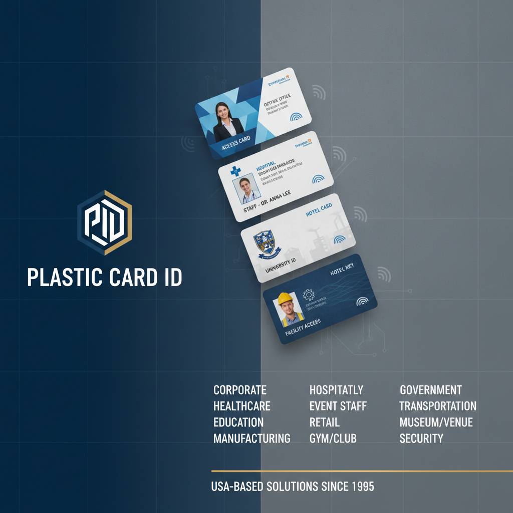 Industries We Serve With Custom Employee ID Cards