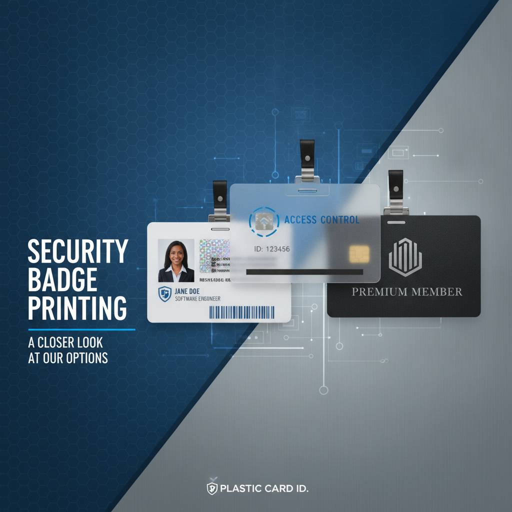 A Closer Look at Our Security Badge Printing Options